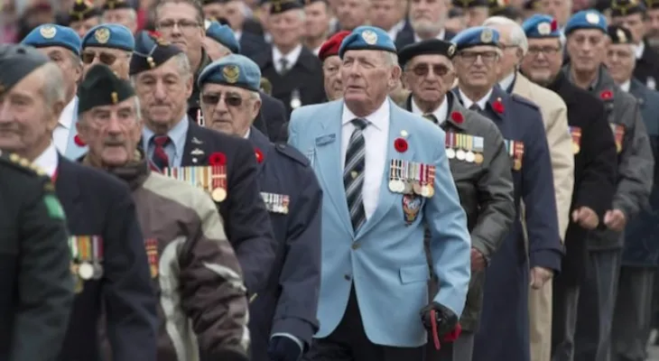In honor of the fallen... Canadians in Ottawa celebrated "Remembrance Day"