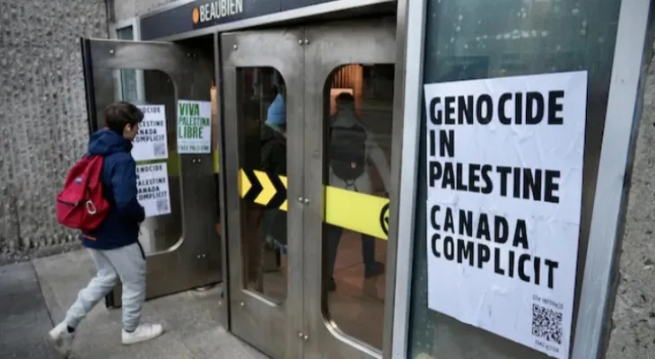 Montreal police investigate after at least 16 metro stations vandalized...