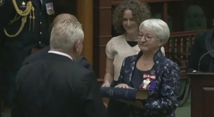 Of French descent, Édith Dumont holds the position of Deputy Lieutenant Governor of Ontario