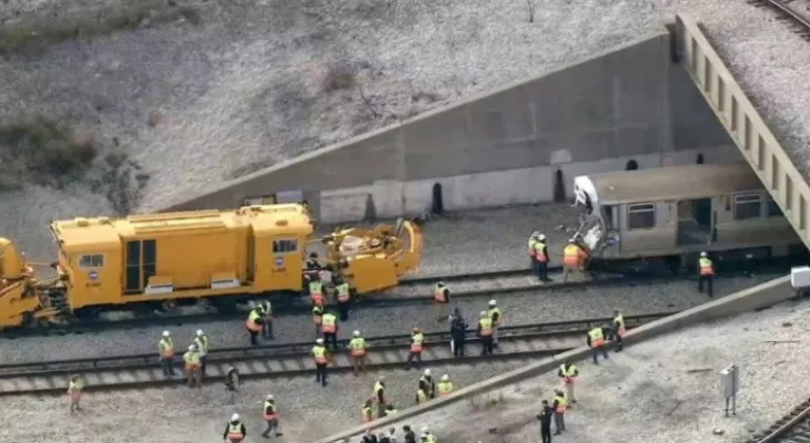 Chicago : des dizaines de blessés suite à la collision d'un train avec une chasse-neige