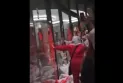 USA: Protesters smear the facade of the Israeli consulate in Los Angeles with red paint