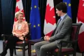 Trudeau hosts European Union leaders in St. John for a brief summit on climate change and the conflict in Ukraine and the Middle East