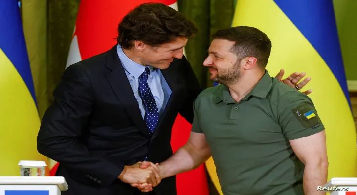 ترودو accuse les conservateurs de tourner le dos aux besoins de l'Ukraine...