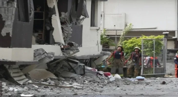 7.6-magnitude earthquake strikes the Philippines...