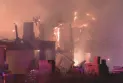 Fire in Burlington destroys at least 4 houses under construction
