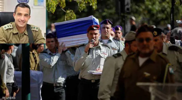 Israel holds the funeral of the highest-ranking military commander killed during the October 7 attack