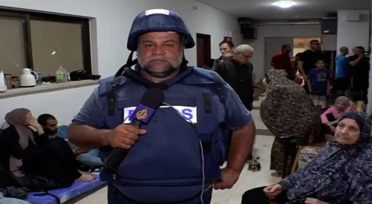 Martyrdom of the family of Al Jazeera correspondent in Jabalia Camp following Israeli bombing