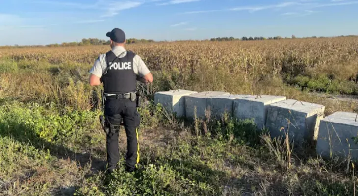 The Canadian Mounted Police will reduce the number of officers patrolling the border with the United States.