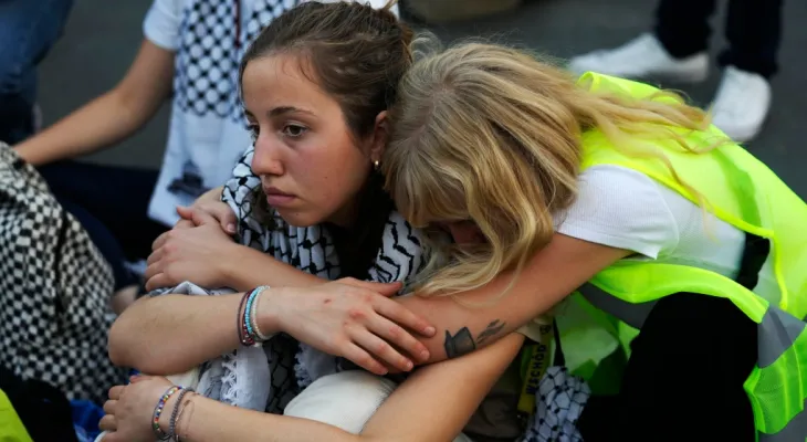 Protests against the war between Israel and Hamas during the climate conference witness a "shocking level of censorship"