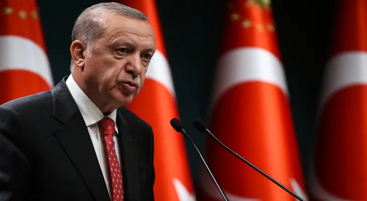 The Turkish president accuses the West of "barbarism" and "Islamophobia" because of their stance on the war on Gaza