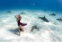 Une femme d'affaires de Montréal entre dans le livre Guinness des records avec une séance photo à 40 mètres de profondeur sous la mer.