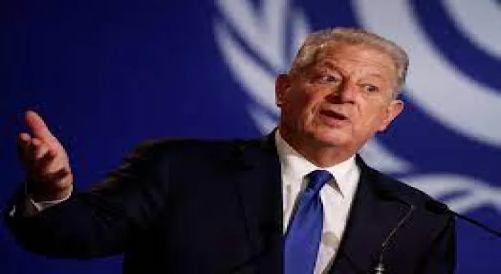 Al Gore describes the UAE hosting the 28th Conference of the Parties as "ridiculous" and criticizes the appointment of the oil CEO to lead the climate talks.