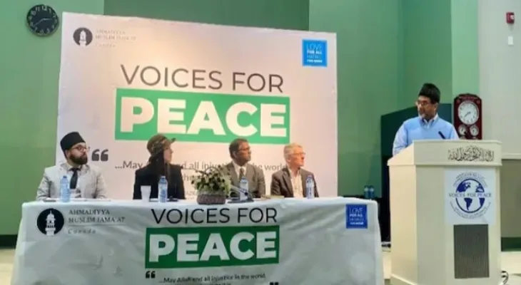 British Columbia: Christians, Jews, and Muslims unite in a conference calling for an end to the conflict between Israel and Hamas