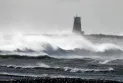 Warnings of winds across all marine areas and power outages affecting 70,000 people