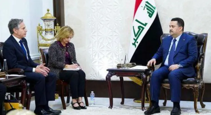 Blinken condemns the attack on the U.S. Embassy in Baghdad during a call with the Prime Minister of Iraq