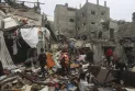 Liberals gather after Canada's vote for a ceasefire between Israel and Hamas at the United Nations