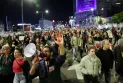 Hundreds of Israeli protesters demand the immediate release of the captives and block roads in Tel Aviv