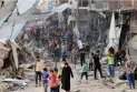 Les ministres des Affaires étrangères de la Grande-Bretagne, de l'Allemagne et de la France demandent un cessez-le-feu "immédiat et permanent" à Gaza.