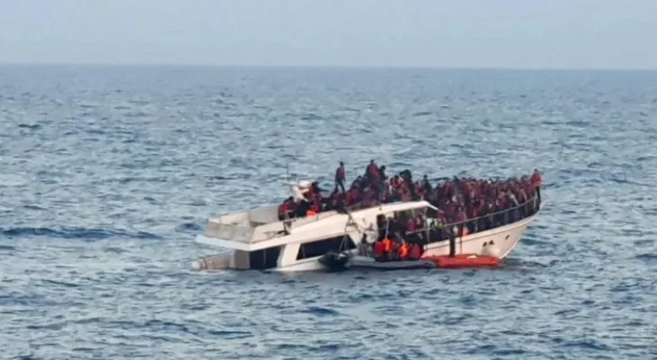 Rescue of 51 people after a migrant boat sinks off the Lebanese coast