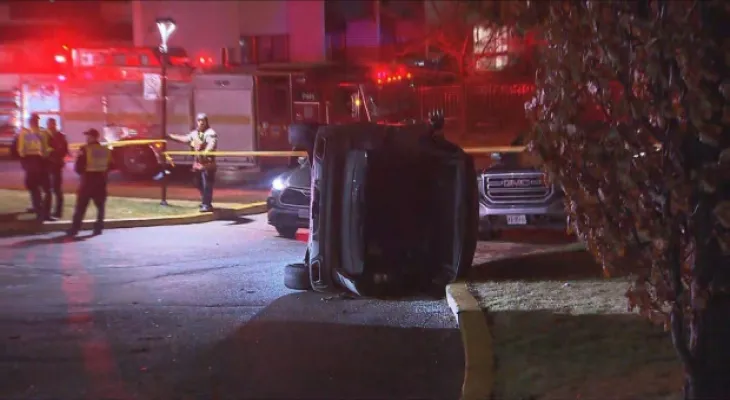 Police officer injured while attempting to stop a stolen car in Etobicoke