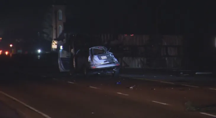 Three injured, one seriously, as a result of a collision accident in Caledon