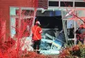 Five people injured after a car crashes into a house in North York