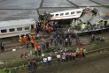 At least 4 people killed in a collision of two trains on the island of Java in Indonesia
