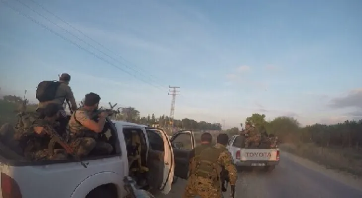 Hebrew channel publishes images of Hamas elements controlling settlements in Al-Atif for hours without interruption