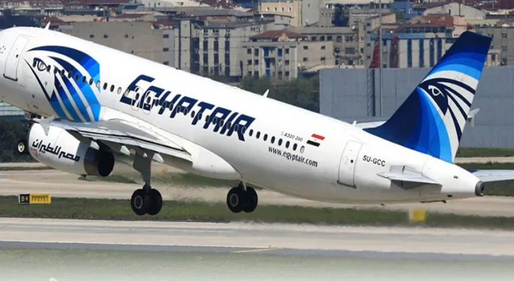 Emergency landing of an Egyptian plane carrying 111 passengers