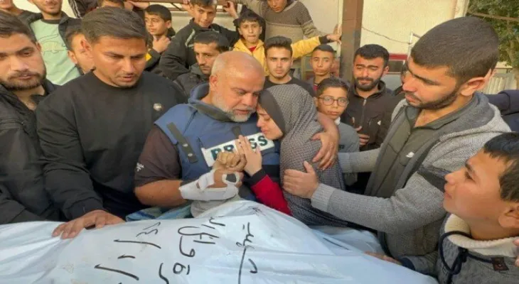 Two journalists martyred during Israeli bombing west of Khan Yunis in the Gaza Strip