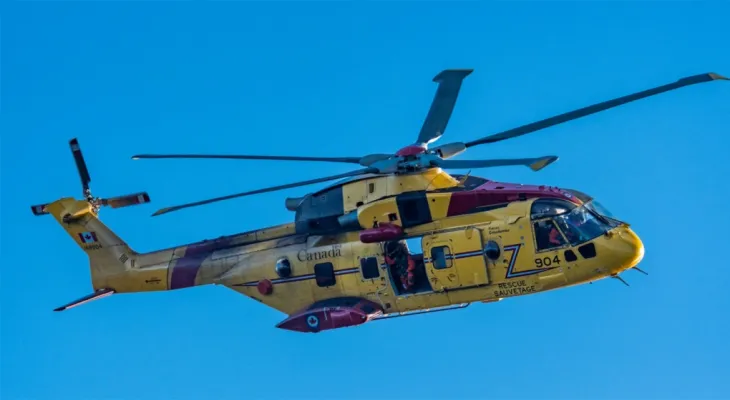 Search for a missing helicopter near Revelstoke, British Columbia