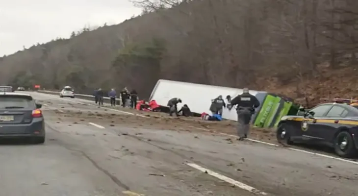 Bus crash in New York most of the victims are Canadians