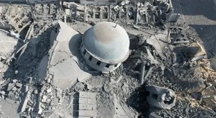 The occupation destroyed 380 mosques in Gaza...