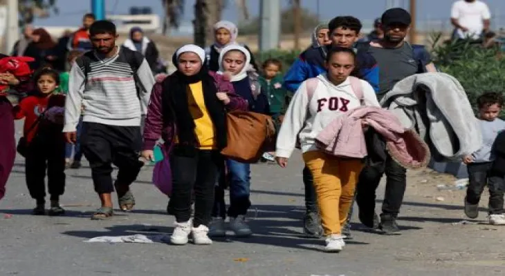 The United Nations rejects attempts at demographic change and warns of forced displacement in Gaza