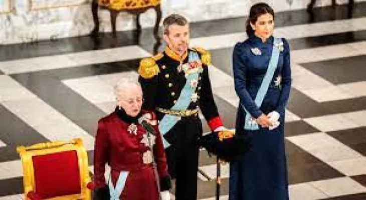 Prince Frederik ascends the throne of Denmark after the abdication of his mother Margrethe II