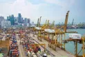 Singapore records a trade surplus of 7.778 billion Singapore dollars during the past month