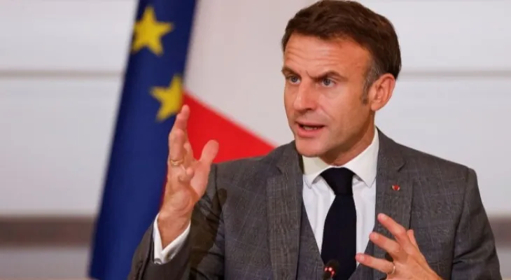 Macron: France will not participate in strikes against the Houthis