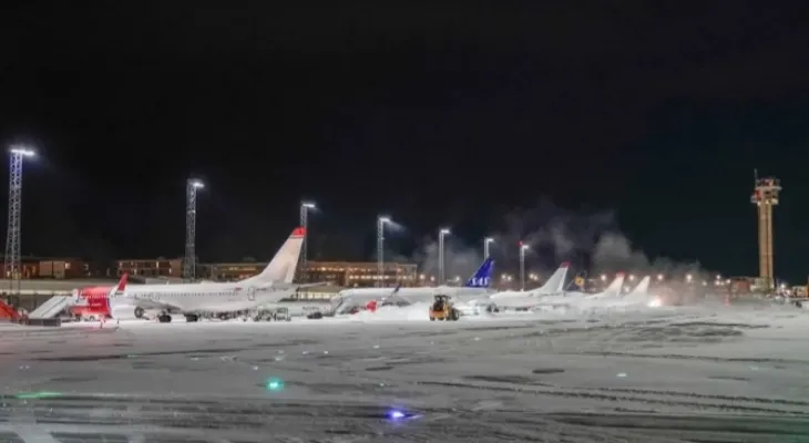 Snow disrupts air and transport movement in Northern Europe
