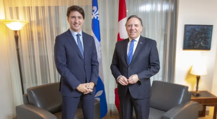 Quebec Premier urges Trudeau to slow the flow of refugees to his province, which is nearing the "breaking point"