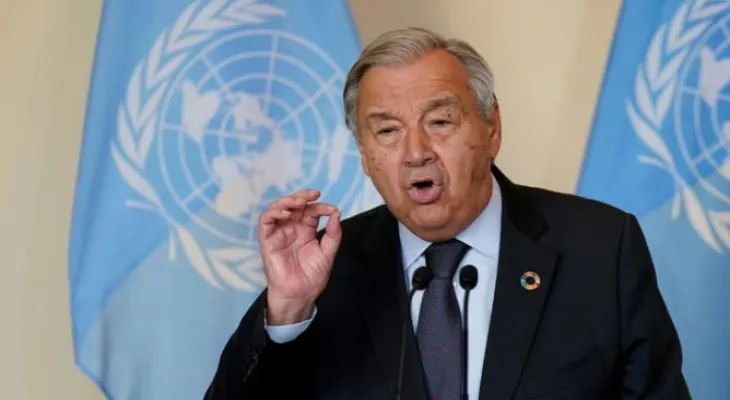 Le Secrétaire général de l'ONU : Tout le monde doit reconnaître le droit du peuple palestinien à construire son État.
