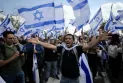 Israeli protesters prevent aid trucks from entering Gaza through the Kerem Abu Salem crossing