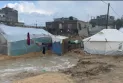 Rain worsens the misery of displaced people in Gaza... and water floods the tents