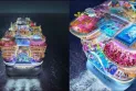 Sa taille équivaut à cinq fois celle du Titanic... L'icône des mers commence son premier voyage