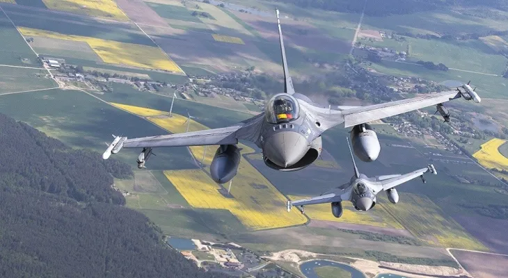 Report: Crash of an American F-16 fighter jet off the west coast of South Korea