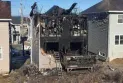Rescue of a person and injury of a firefighter in the "Sandy Hill" fire