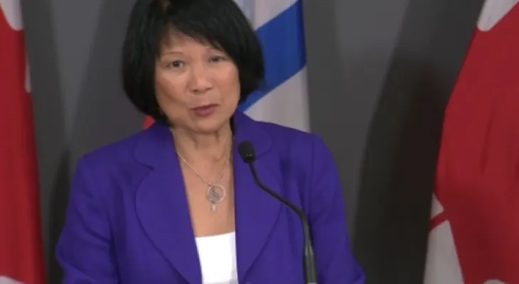 The federal government announces new funding for housing asylum seekers in Toronto