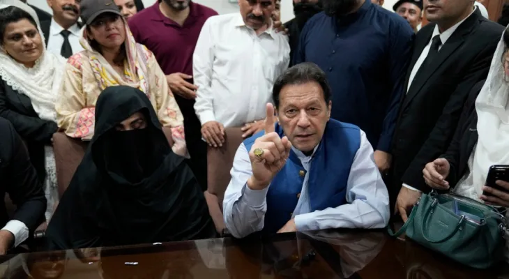 Condemnation of former Pakistani Prime Minister Imran Khan and his wife for violating marriage law in the Rabaa case
