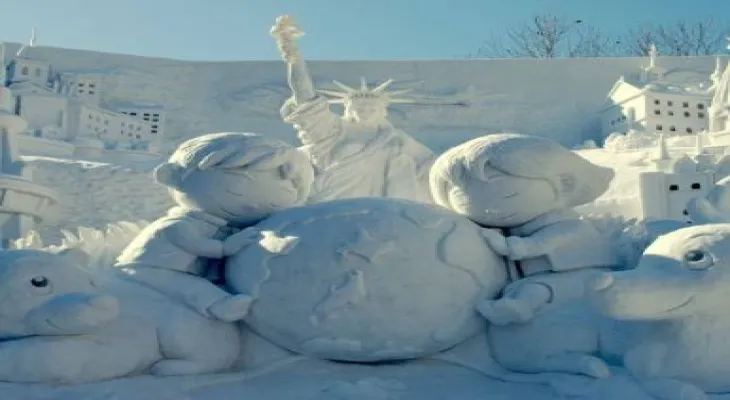 The Sapporo Snow Festival in Japan kicks off after all COVID-19 restrictions are lifted