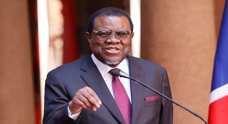 Nasser Gaza died of cancer.. Who is the president of Namibia who died this morning?