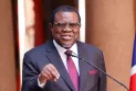 Nasser Gaza died of cancer.. Who is the president of Namibia who died this morning?